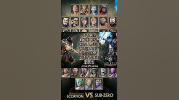 Mk 11 | Scorpion Vs Subzero  Selection Edit🔥#shorts #edit #trending #gaming