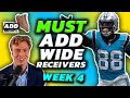 Week 4 Fantasy Football Waiver Wire | 5 Must Add Wide Receivers