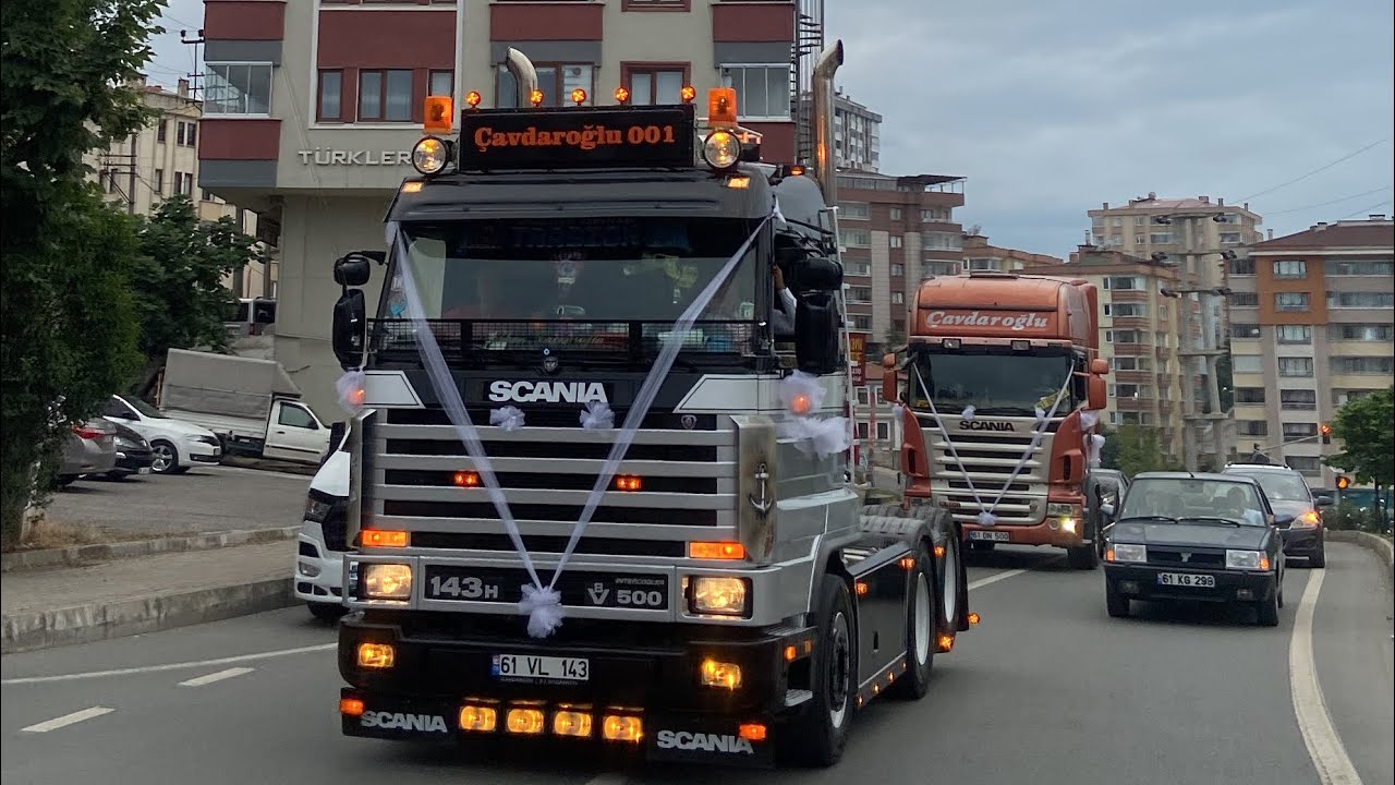 Çavdaroğlu nakliyat Kadri Çavdaroğlu düğün konvoyu bir ömür boyu mutluluklar