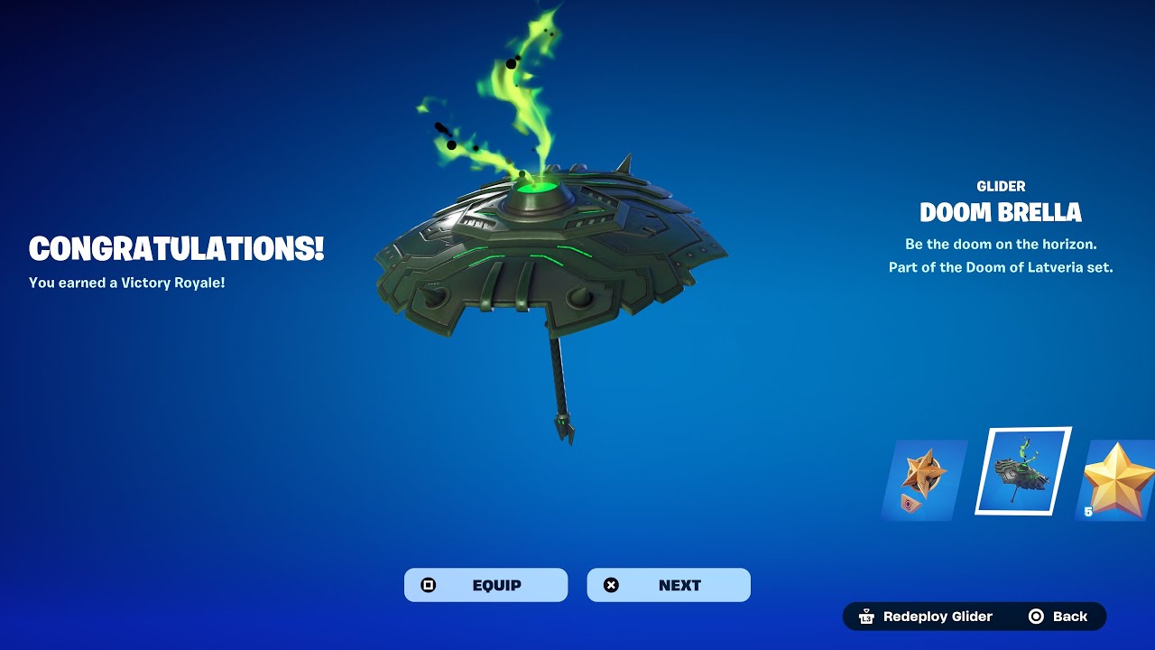 HOW TO GET DOOM BRELLA UMBRELLA GLIDER IN FORTNITE! YouTube