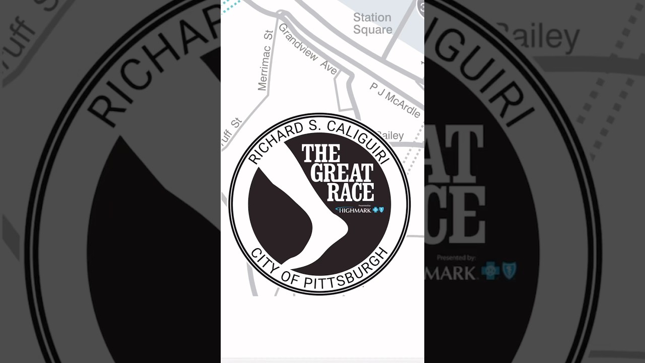 Pittsburgh 2025 Great Race Course Map + Elevation 