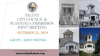 Joint Council & Planning Commission Study Session, October 22, 2024