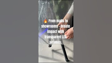 🔥 From malls to showrooms – create impact with transparent LED screens. #led #screen #beautiful