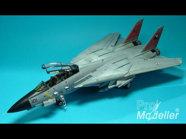 Hasegawa 1/48 F-14D Tomcat Part 1(Classic) - YouTube