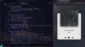 NaeuCode - Day #11 -  Music Player App  - Using HTML CSS & JavaScript - No Talking