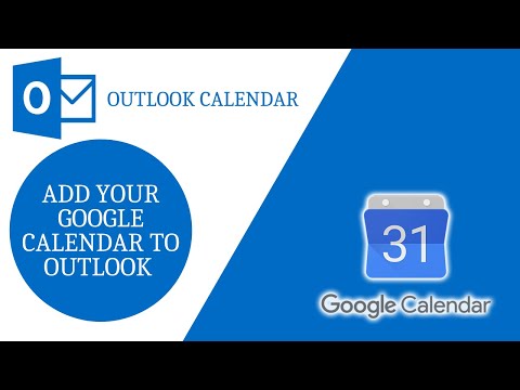 Video: Bagaimanakah anda menyegerakkan kalendar Gmail dengan Outlook?