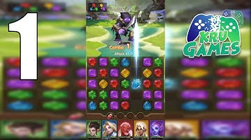 Legends & Puzzles: RPG Match3 Gameplay Walkthrough #1 (Android, IOS)