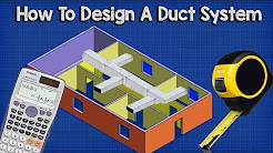 Ductwork sizing, calculation and design for efficiency - HVAC Basics + full worked example