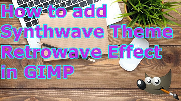 How to make Synthwave Theme / Retrowave Effect in GIMP