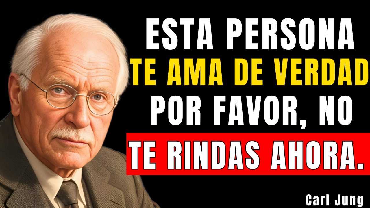 Esta persona te ama de verdad. ASI QUE  no te rindas AHORA. | CARL JUNG
