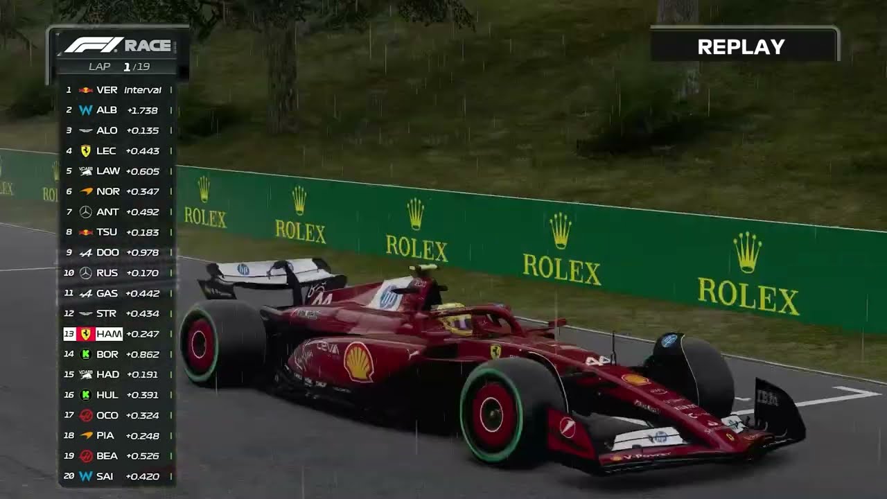 ❗Lewis Hamilton vs Yuki Tsunoda❗Race F1 Suzuka #JapaneseGP 2025