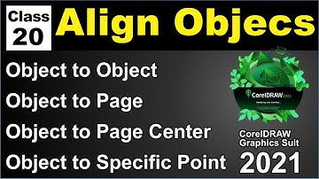 How to Align in Coreldraw 2021 | align and distribute in coreldraw | Class-20 | Al Rafay Computers