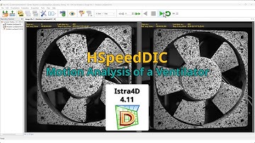 Motion analysis of a PC ventilator fan in Istra4D V4.11