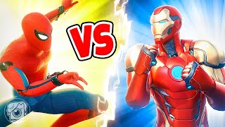 SPIDERMAN vs. IRON MAN (Fortnite Family Feud)