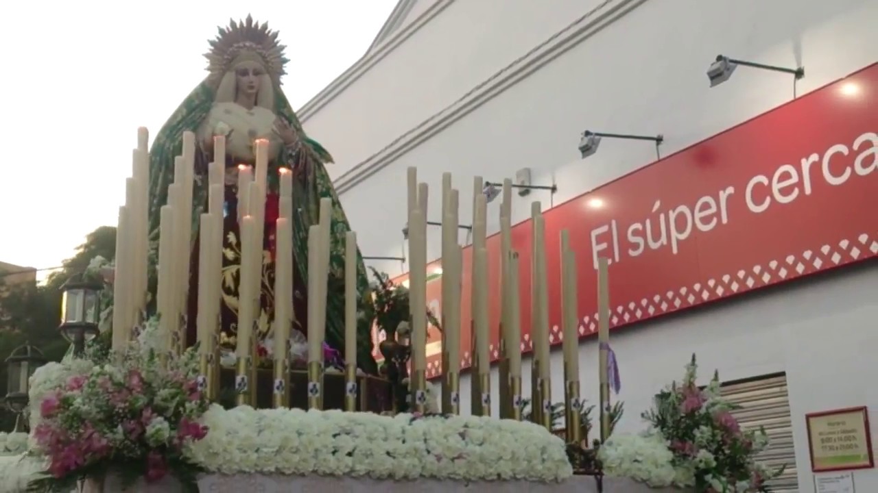 Primera salida Virgen del Sol (Écija) 2017