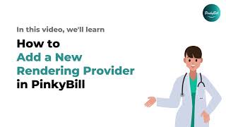 Add a Rendering Provider in PinkyBill | Quick Tutorial
