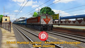 Mumbai Central - Ahemdabad Passenger in Indian Train Simulator | Khandesh Route | Indian Railways