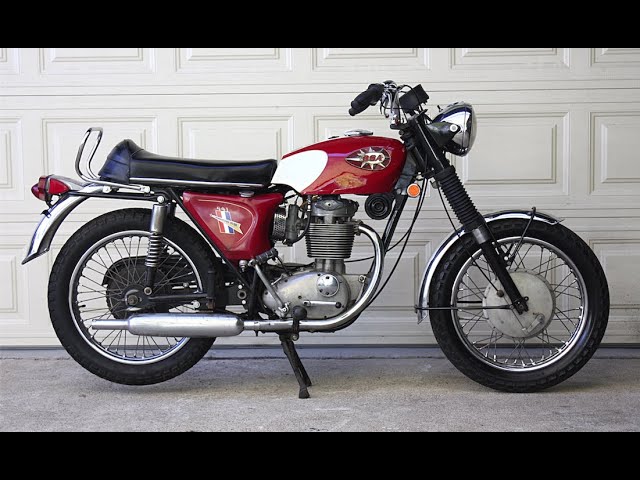 1968 Bsa 441 Shooting Star Cold Start Idle Lights Youtube