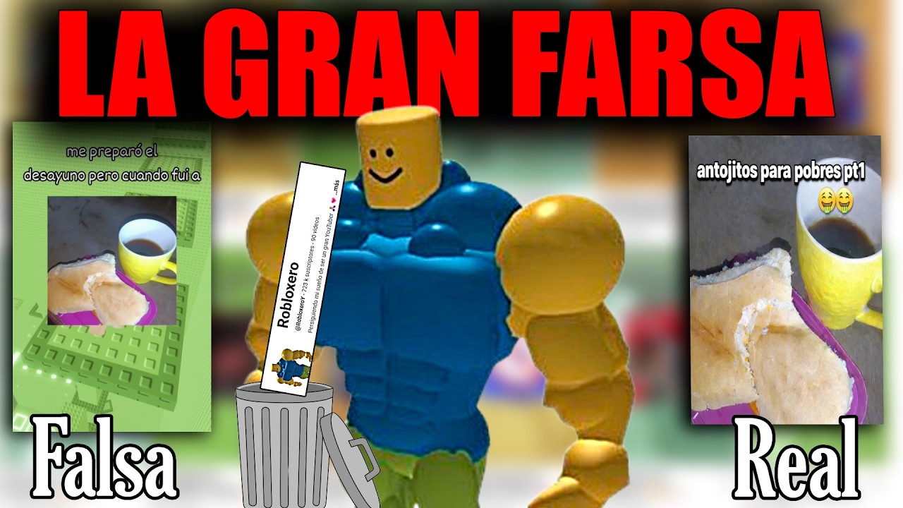 LA GRAN MENTIRA DE ROBLOXERO, (Pruebas Reales)