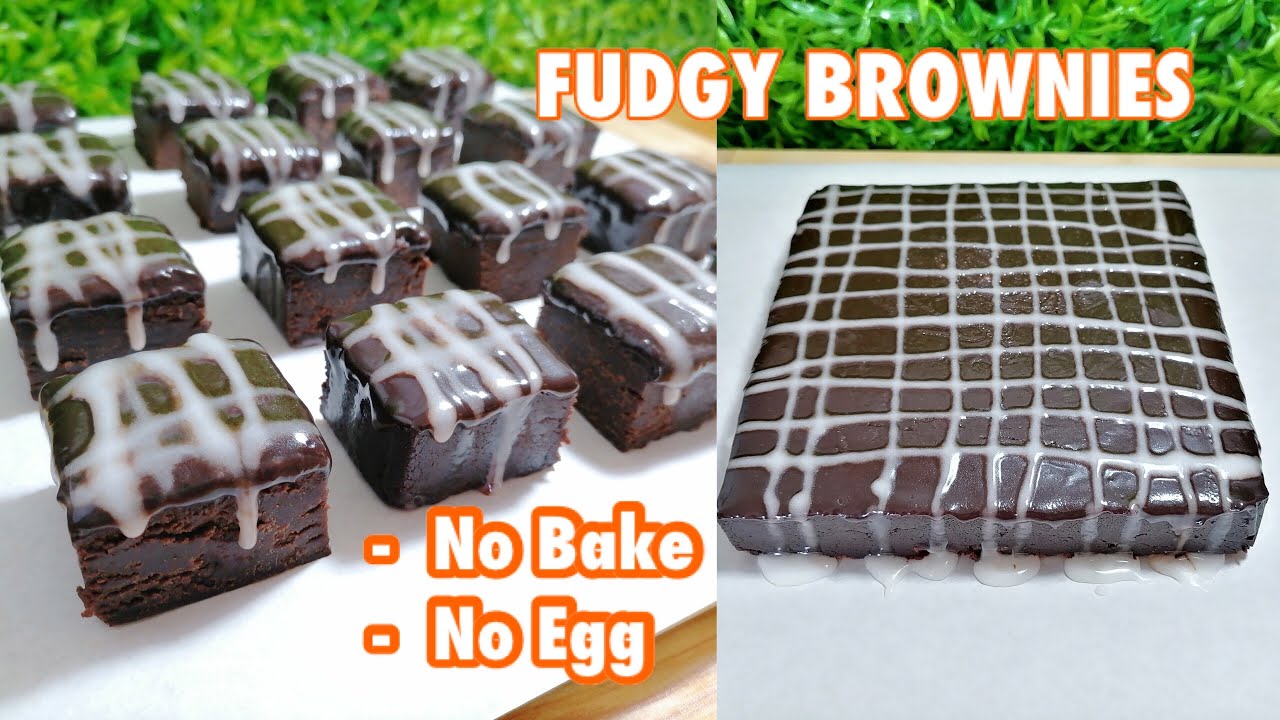 NO OVEN, NO EGG, BEST FUDGY BROWNIES EVER! SWAK NA SWAK DIN PANG