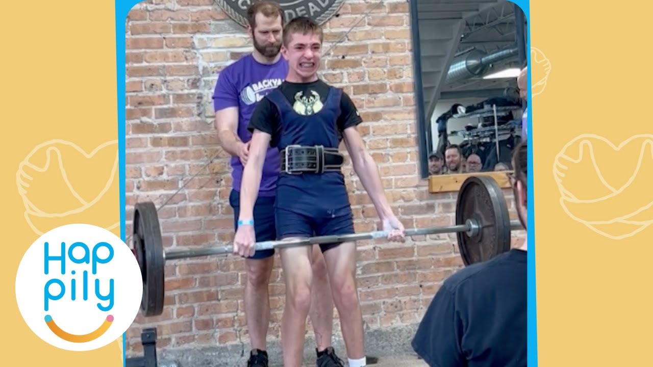 Teen With Cerebral Palsy Beats Weightlifting Personal Best