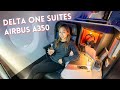 Delta One Suites Business Class | Airbus A350-900 ✈️ Detroit to Amsterdam