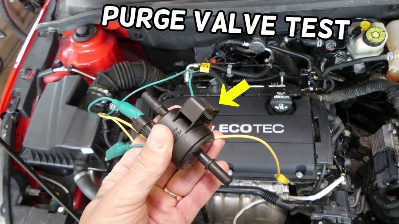 OPEL CHEVROLET PURGE VALVE TEST PURGE ENGINE LIGHT ON PURGE VALVE