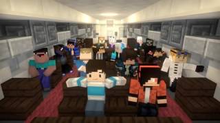 Phim minecraft đại chiến zombie(nhạc phim Super Hero) screenshot 4