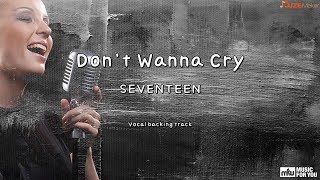 Don't Wanna Cry - SEVENTEEN (Instrumental & Lyrics)