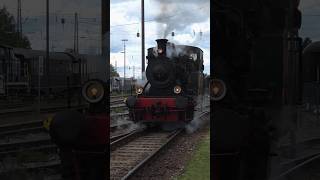 Dampflok Ries fährt zurück mit frischer Kohle Nördlingen Bayrisches Eisenbahnmuseum Sommerfest