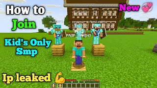 ⚡ How To Join 'KIDS ONLY' SMP Minecraft 1.21 | Java + Bedrock + Cracked | 24/7 Online Server