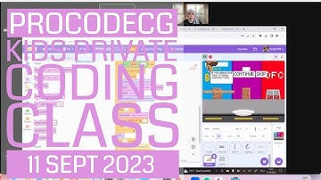 ProCodeCG Kids Private Coding Class - Flurin & Corsin - 11 Sept 2023
