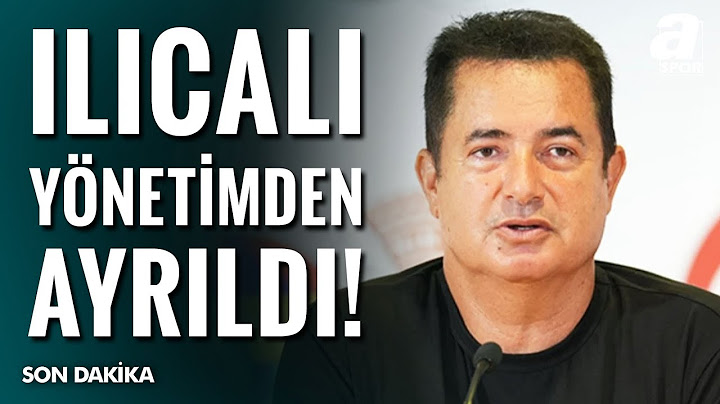 Fenerbahçe'de Acun Ilıcalı Yönetimden Ayrıldı! / A Spor / Ana Haber / 11.06.2025