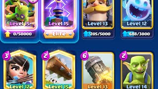 Testing out the new evo goblin barrel with logbait deck in clash royale. #clashroyale #logbaitdeck