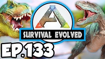 ARK: Survival Evolved Ep.133 - 4 MEGAPITHECUS & SEARCH FOR BA DIRE WOLF! (Modded Dinosaurs Gameplay)