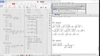 DTM 2020 tahlili Matematika:  (4 qism)  Daraja va Ildizlar xossalari