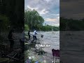 Moment pemancing dikejutkan dengan ikan yang bermunculan ke permukaan #shorts