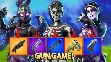 1v1v1 GUN GAME BATTLE!! - Fortnite Playground (Nederlands)