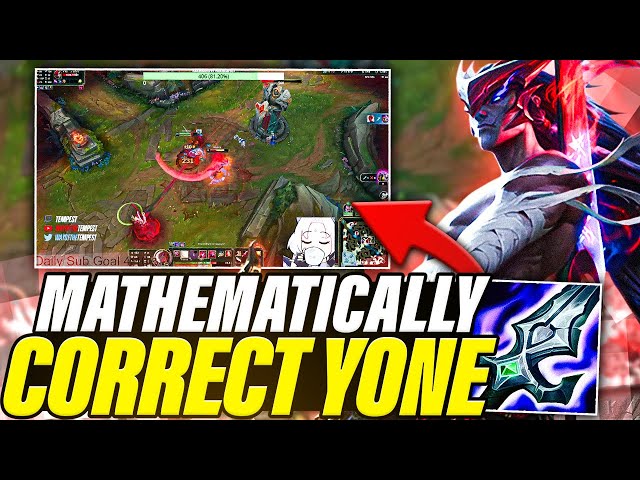 *NEW* Patch 14.10 MATHEMATICALLY Correct Yone is actually INSANE?! class=