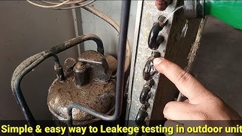 split Ac Leakege testing|split Ac outdoor unit Leakege test|how to trace/found Leakege in split ac