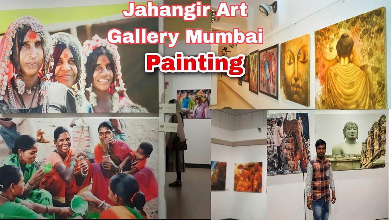 Jahangir Art Gallery | CST Painting Exhibition | in Mumbai Vlog # ...