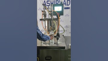 Semi Automatic 2 Head Servo Based Liquid Bottle Digital Filling Machine
