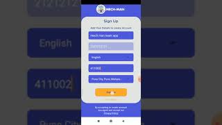 Mech-Man Application Sign-Up Guidance( Subtitle In English, Hindi, Marathi, Tamil) screenshot 4