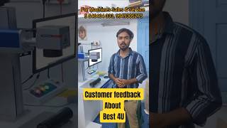 Customer review after Service #metalmarkingmachine #fiberlaser #laser #business #highprofitbusiness