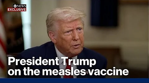 Trump on the measles vaccine: 'I recommend it' | ABC News Exclsuive
