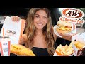 My First Time Trying A&amp;W! • MUKBANG