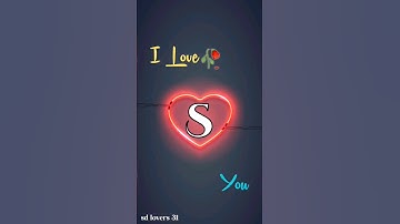 S Letter Name Status ❤️ |New Trending Name Art Video❤️..#shorts#viral#viralshorts#name_status#short