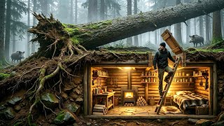 I Built a Secret Bunker Beneath a Fallen Tree’s Roots