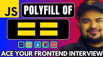 Polyfill of == (Abstract Quality)  Ace Your Javascript Interview Series by Frontend Master #reactjs