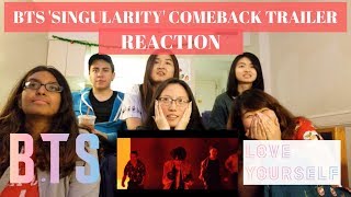 REACTING TO BTS | LOVE YOURSELF | Tear 'Singularity' Comeback Trailer